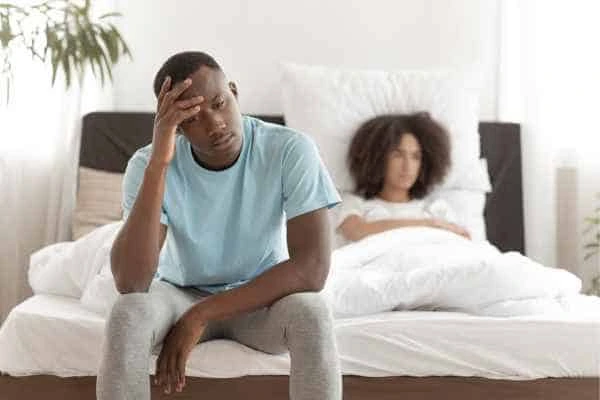 Man upset about ED symptoms New Malden
