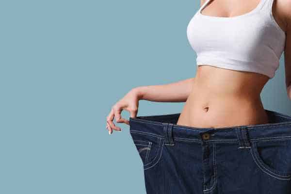 woman after fat reduction treatment New Malden