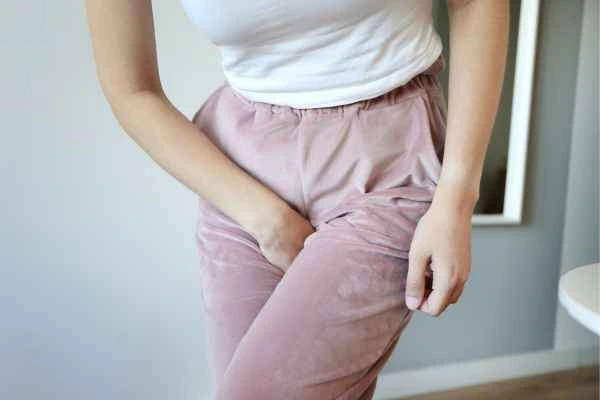 woman struggling with urine incontinence New Malden