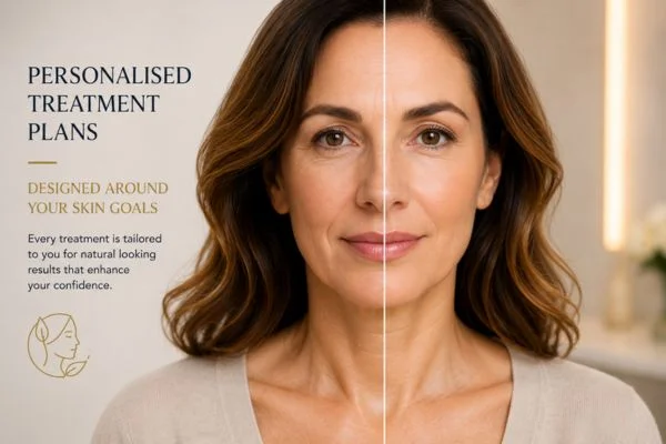 Before and after results of Collagen Lift Therapy New Malden
